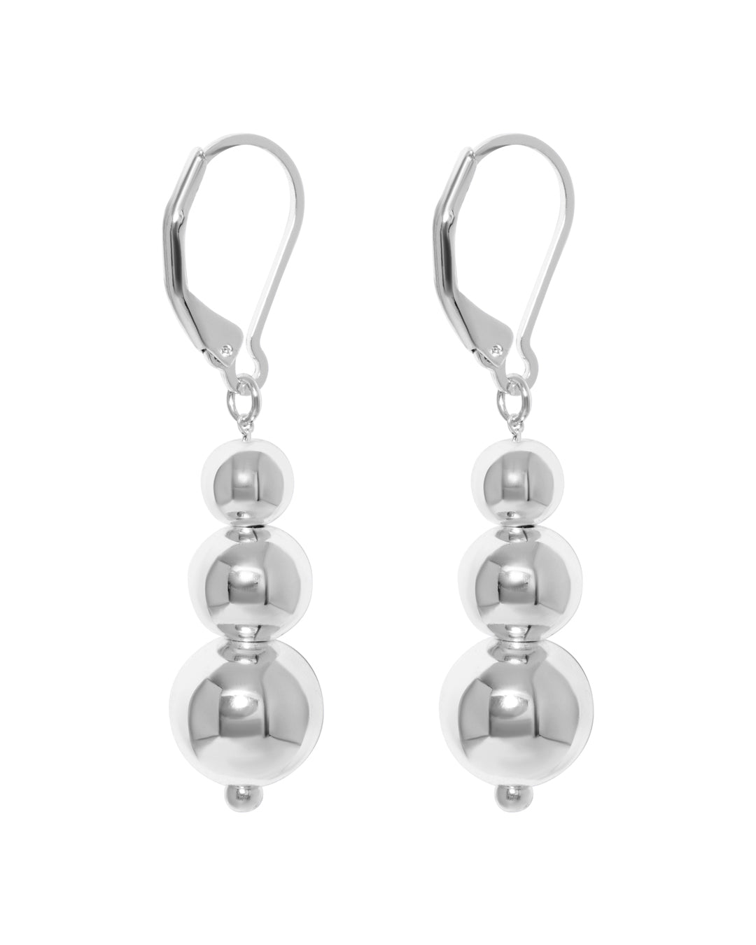 FRAU Bangkok forsølvet øreringe Earring Silver plated