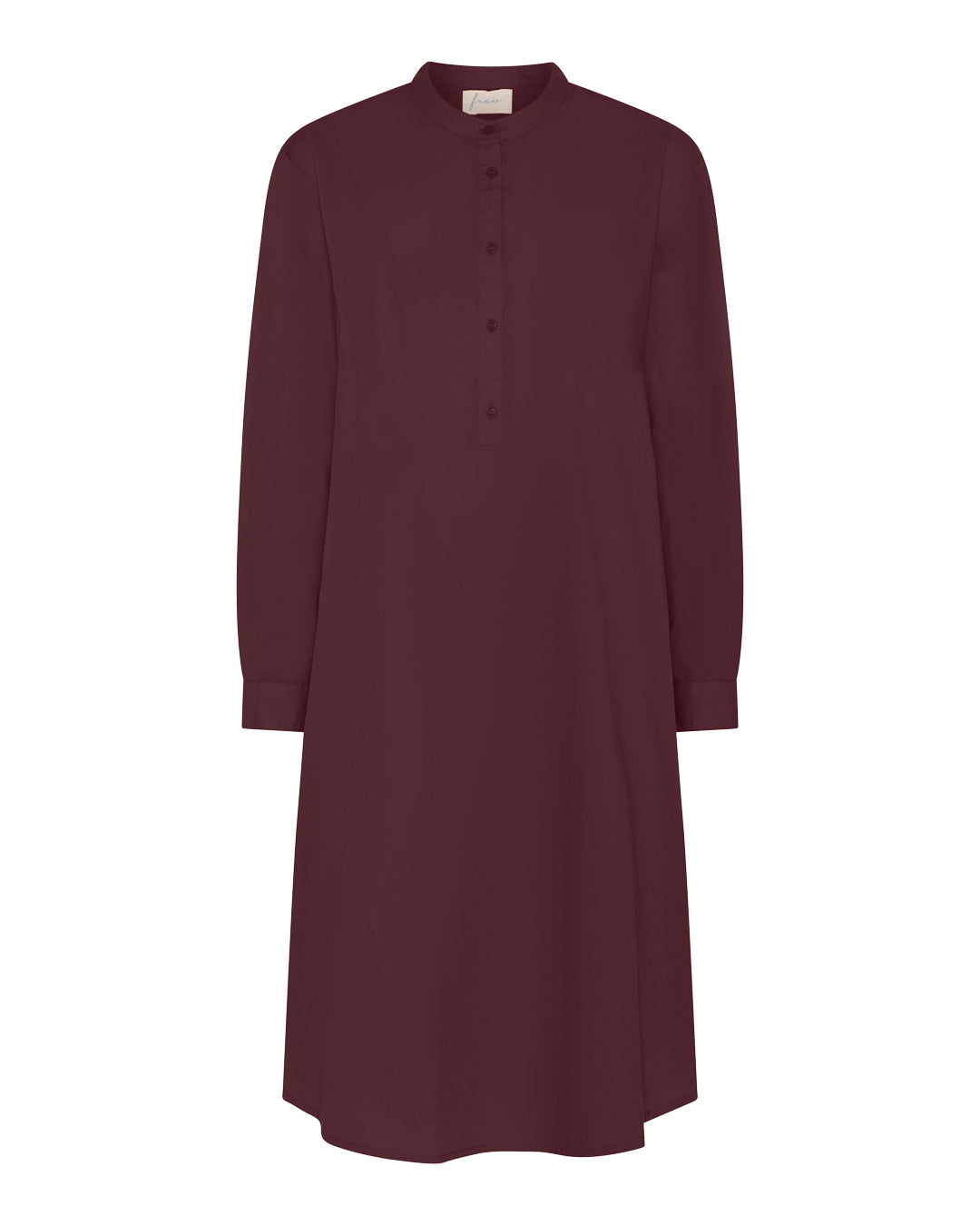 FRAU Barcelona skjorte Long shirt Red Mahogany