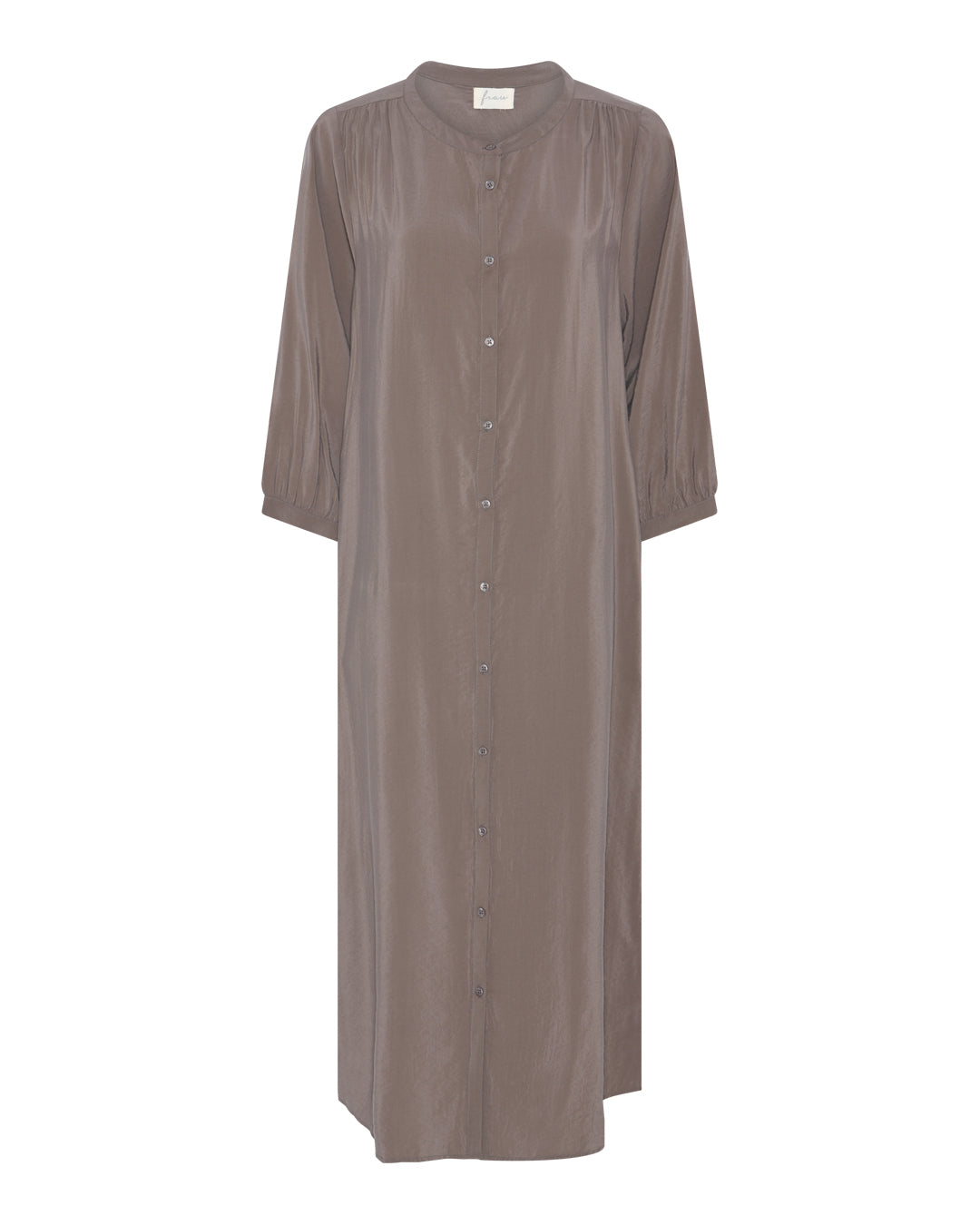 FRAU Bari viskose smal kjole Dress Morel