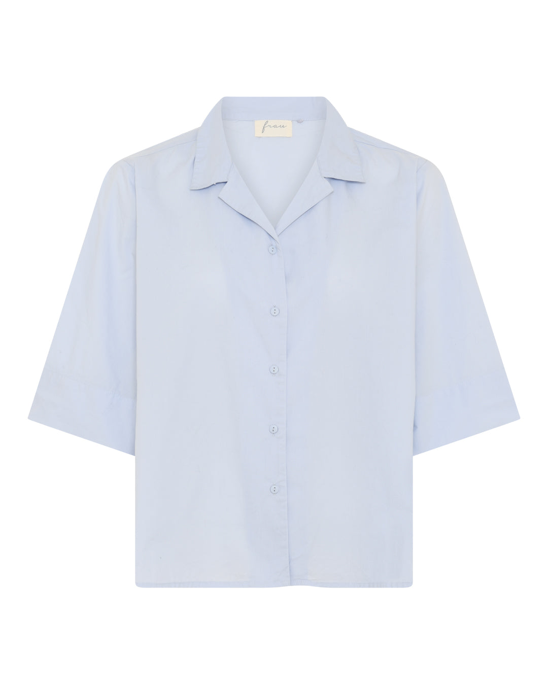 FRAU Berlin kortærmet skjorte Shirt Halogen Blue