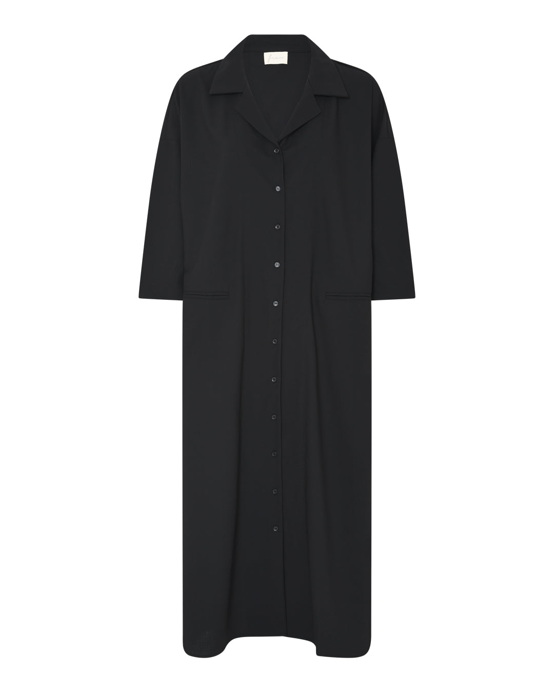 FRAU Berlin light wool skjortekjole Dress Black