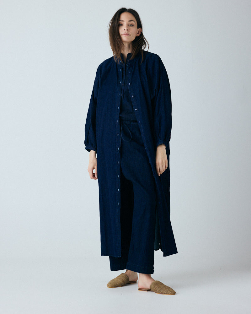 FRAU Colombo denim top Top Dark blue denim