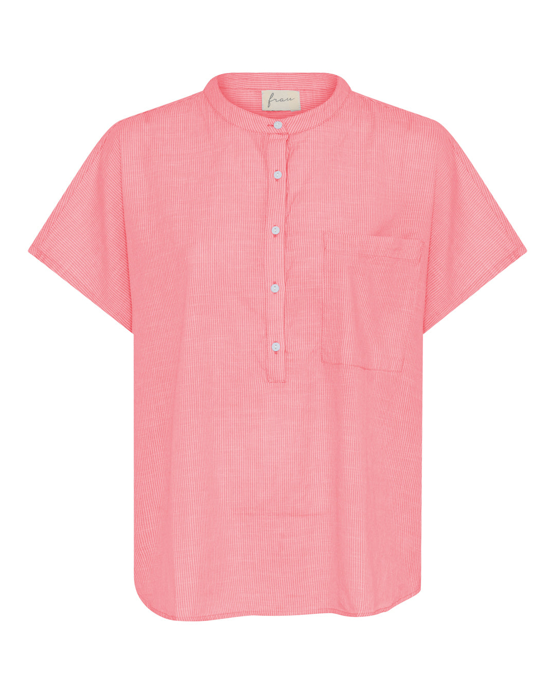 FRAU Colombo top Top Hot Coral Stripe