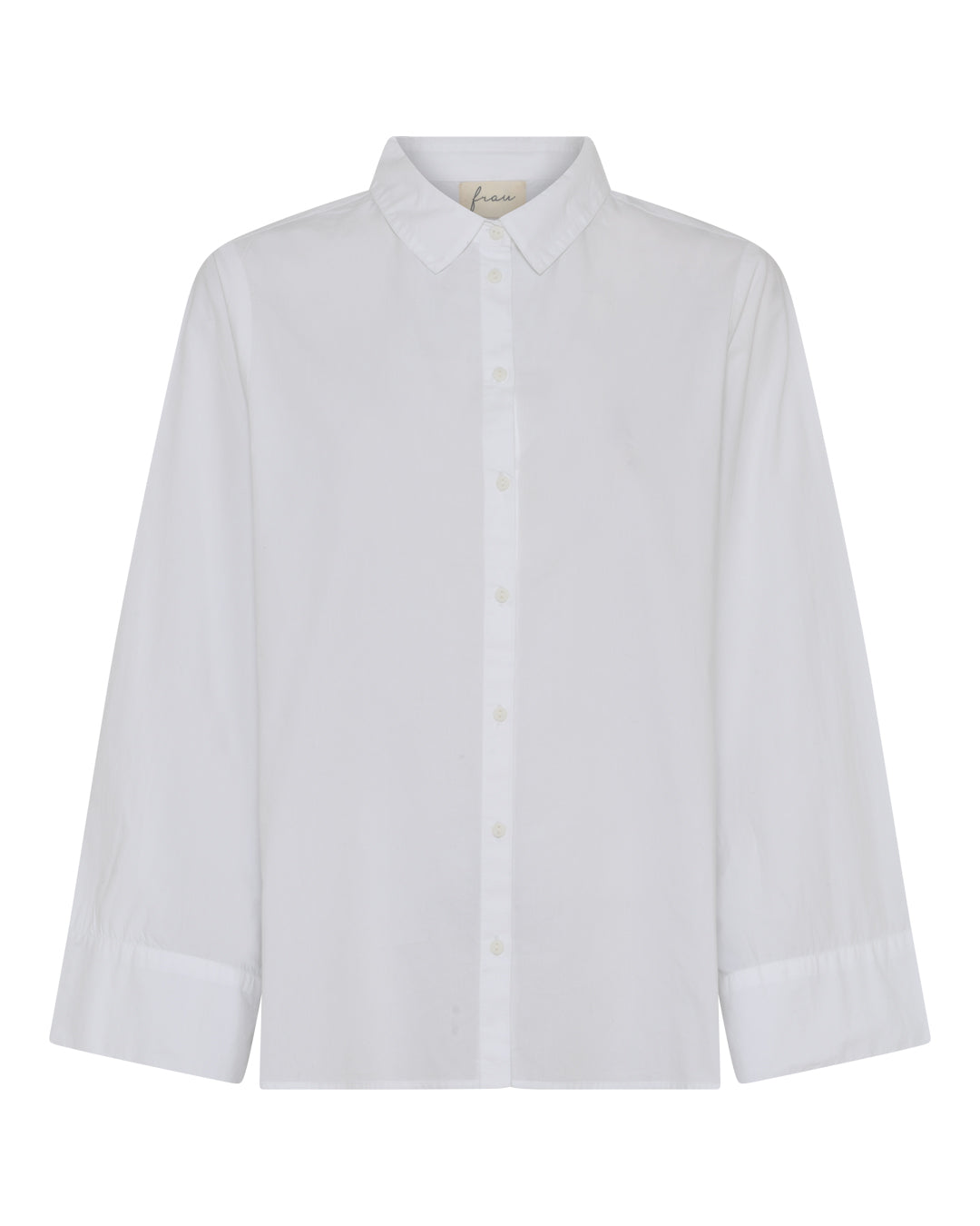 FRAU Dhaka skjorte vidde ærmer Shirt Bright White