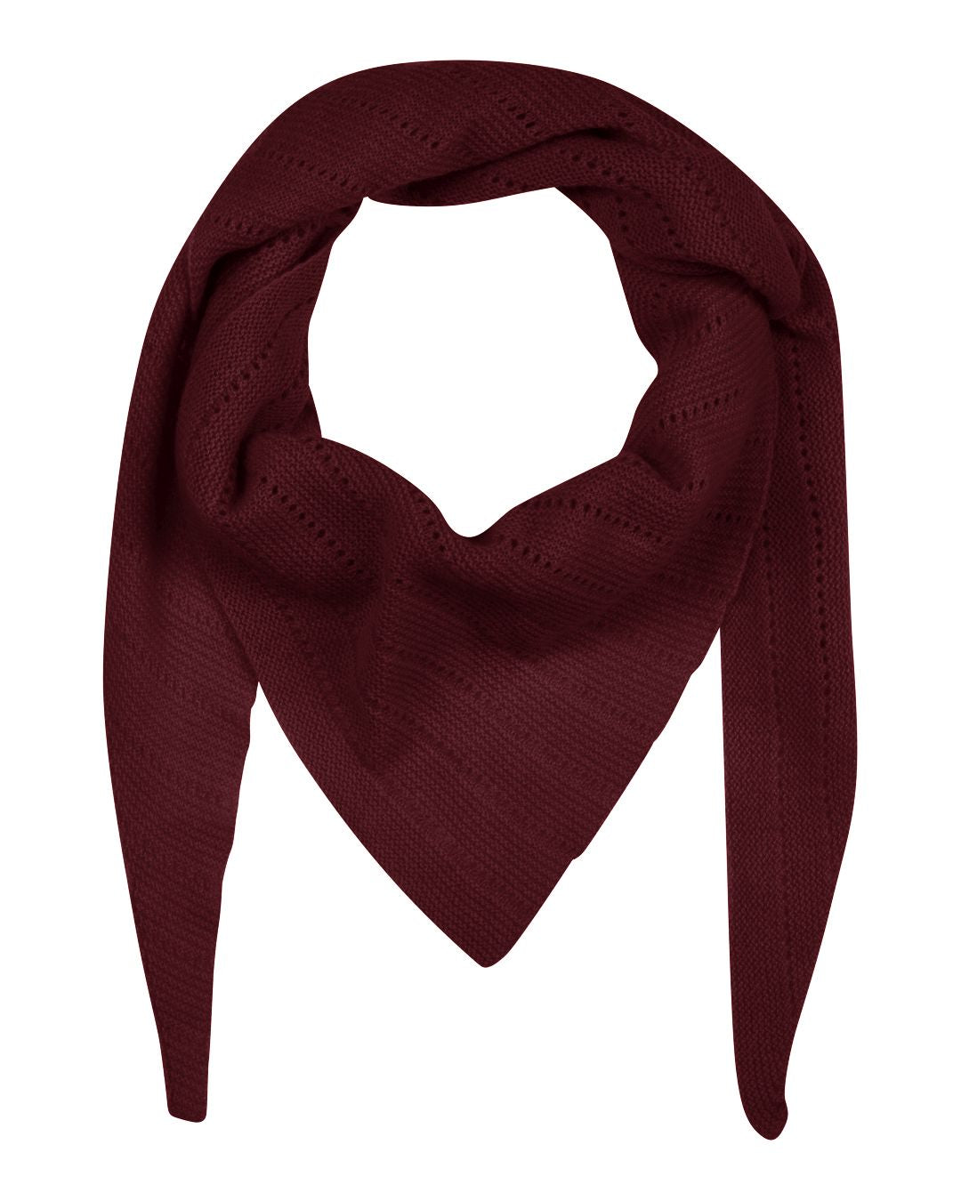 FRAU Doha cashmere scarf large Scarf Red Mahogany