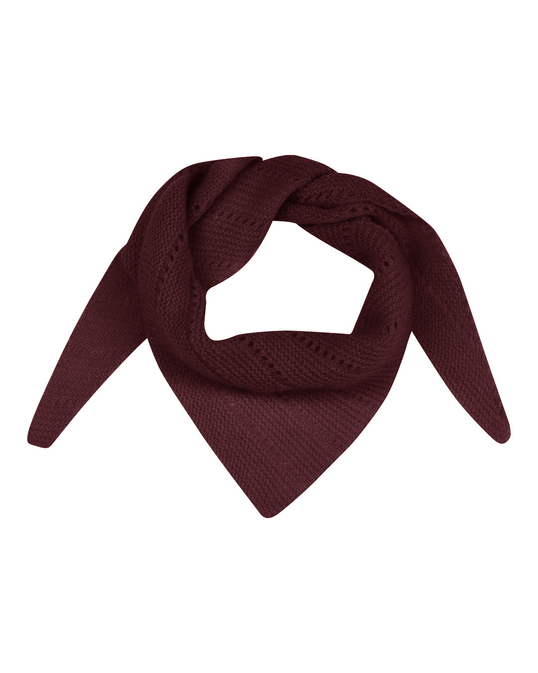 FRAU Doha cashmere scarf small Scarf Red Mahogany