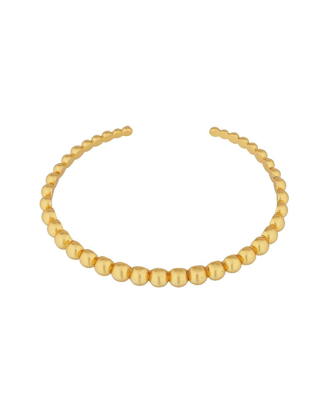 FRAU Dot forgyldt armbånd stor Bracelet Matt 18K Gold plated