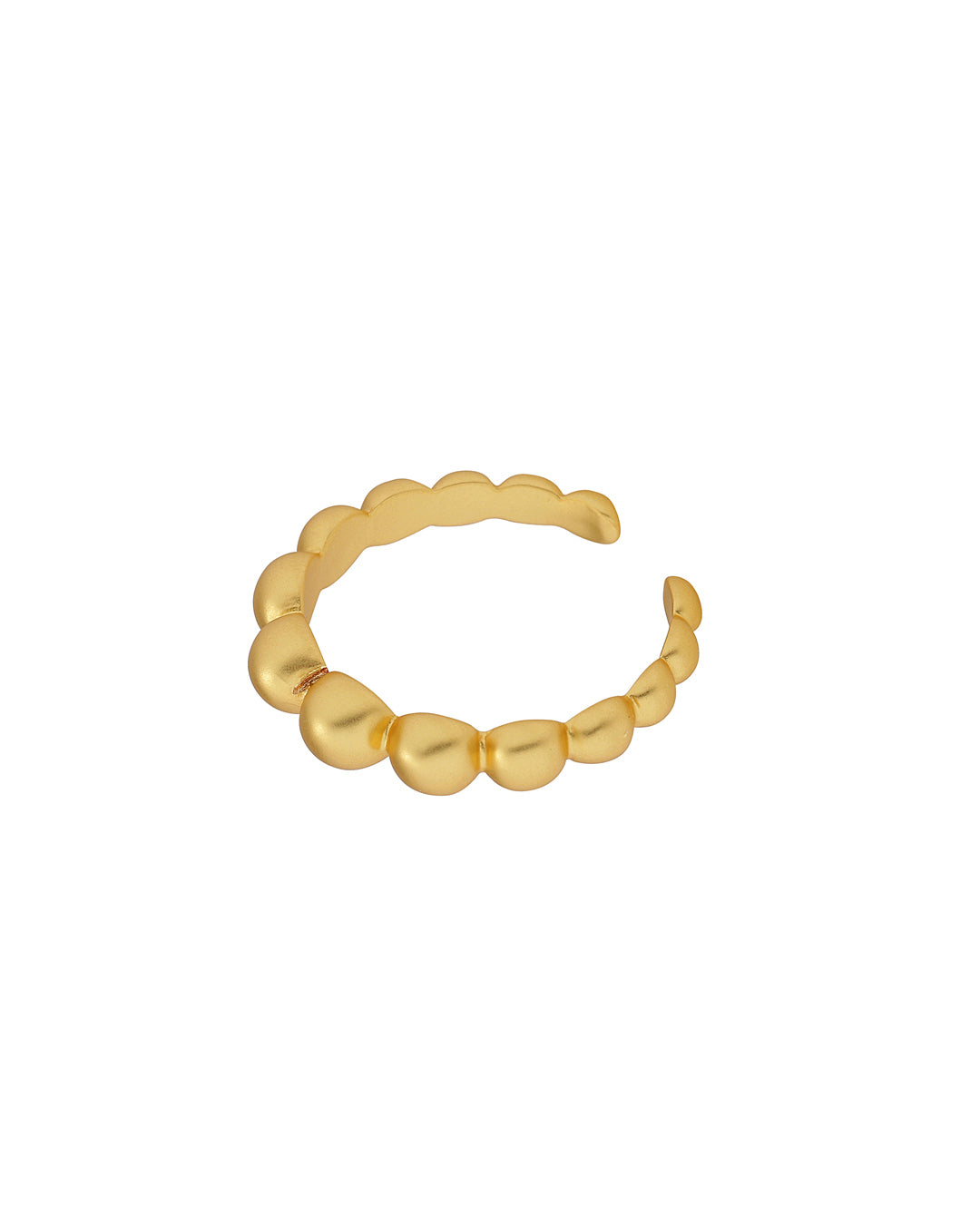 FRAU Dot forgyldt ring Ring Matt 18K Gold plated