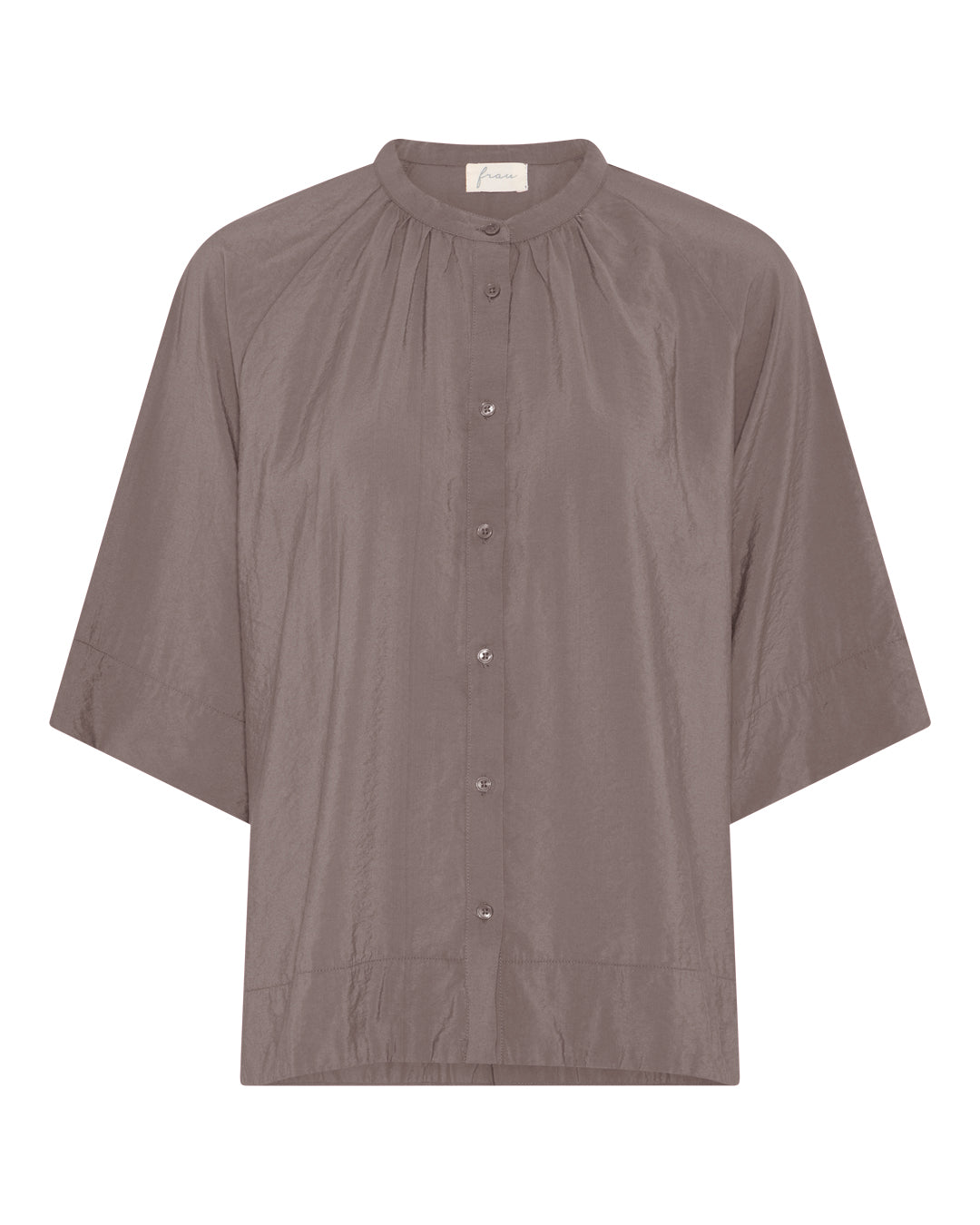 FRAU Dubai viskose skjorte Shirt Morel