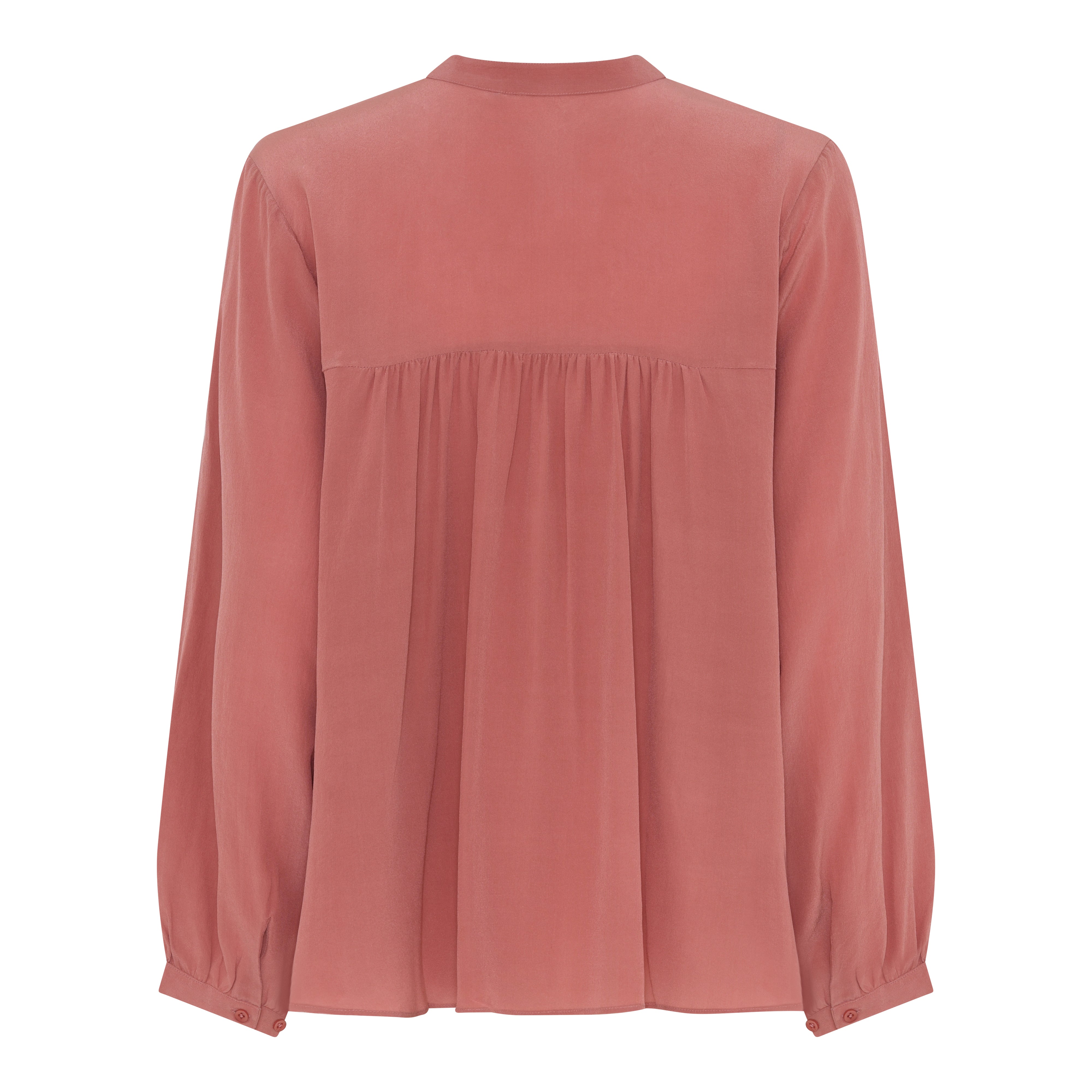 FRAU Florence silk crepe shirt Shirt Canyon Rose
