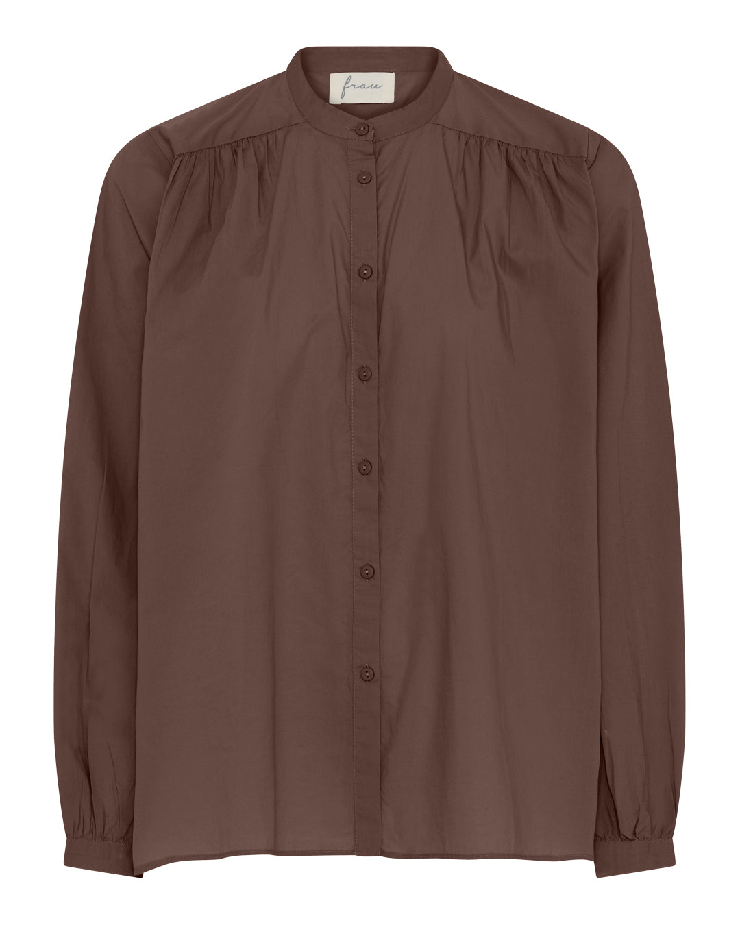 FRAU Florence skjorte Shirt Coffee Quartz