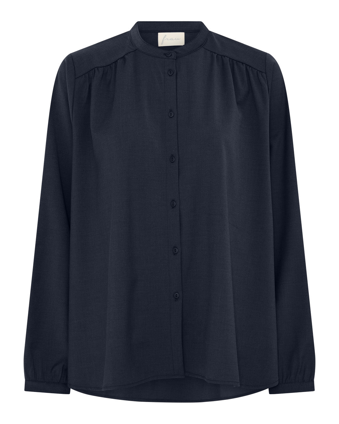 FRAU Florence uld skjorte Shirt Dark Navy