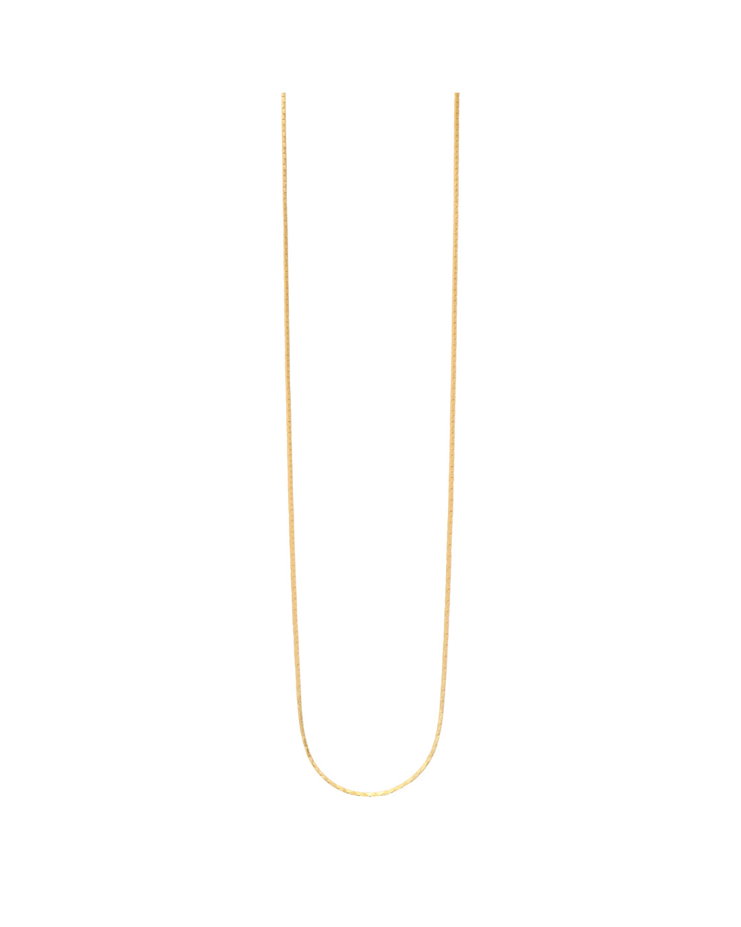 FRAU Freetown forgyldt halskæde lang Necklace Matt 18K Gold plated