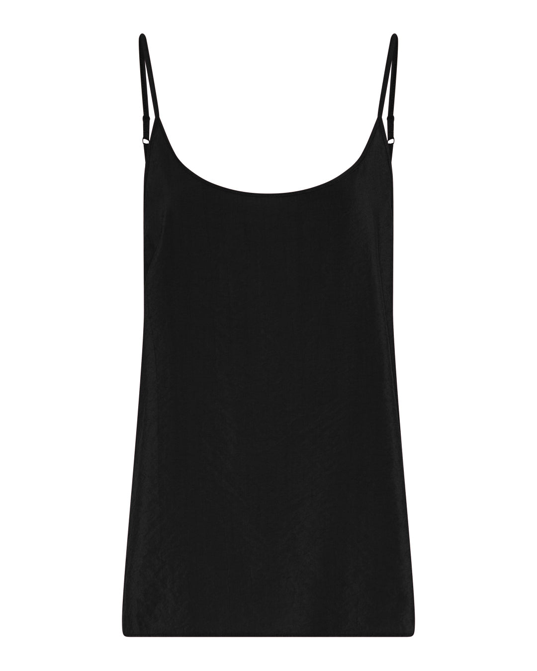 FRAU Hanoi viskose strop top Top Black