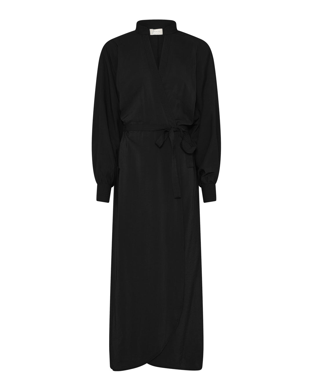 FRAU Havanna viskose slåomkjole Dress Black