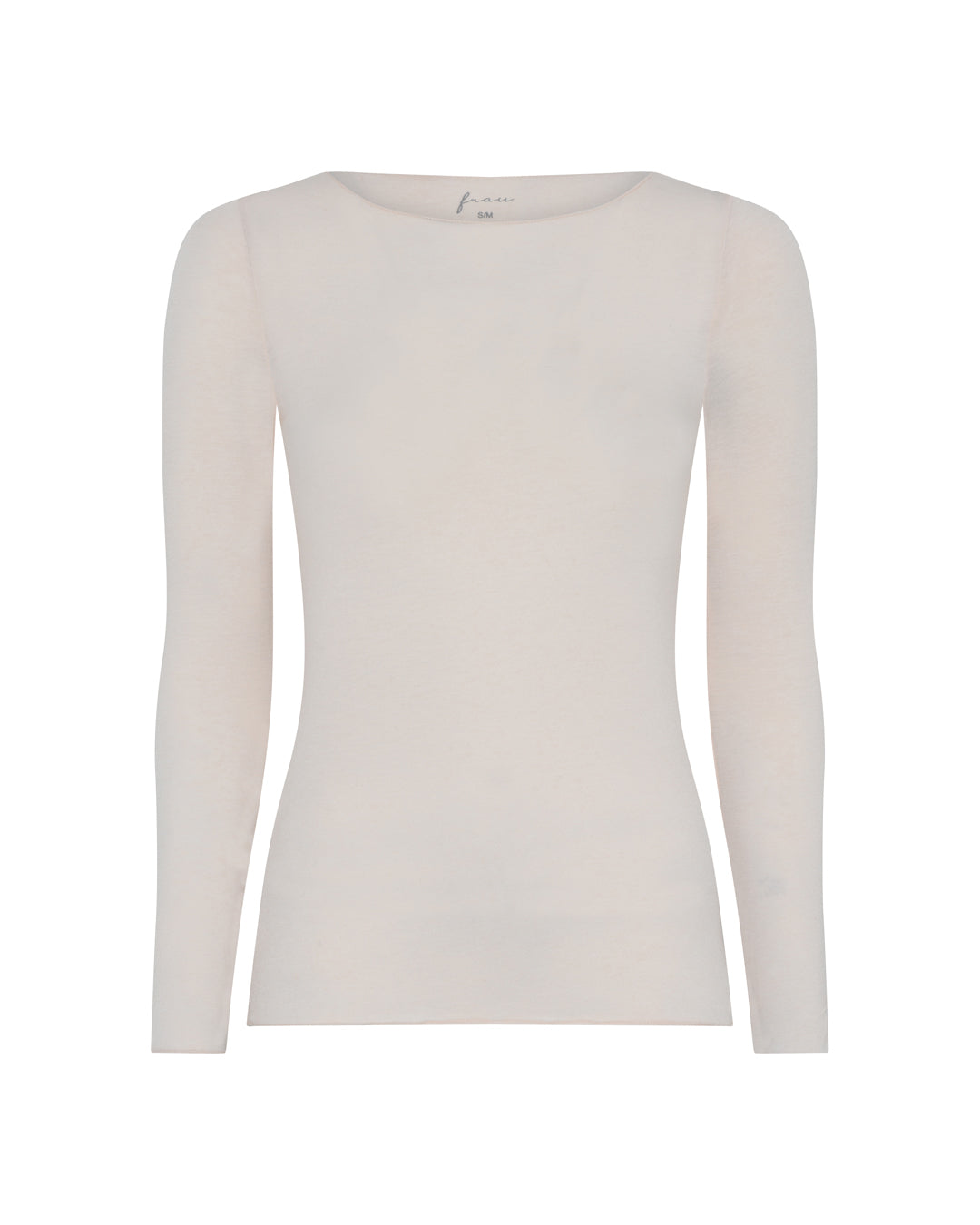 FRAU Lima cashmere ls boatneck top Top Soft Pink