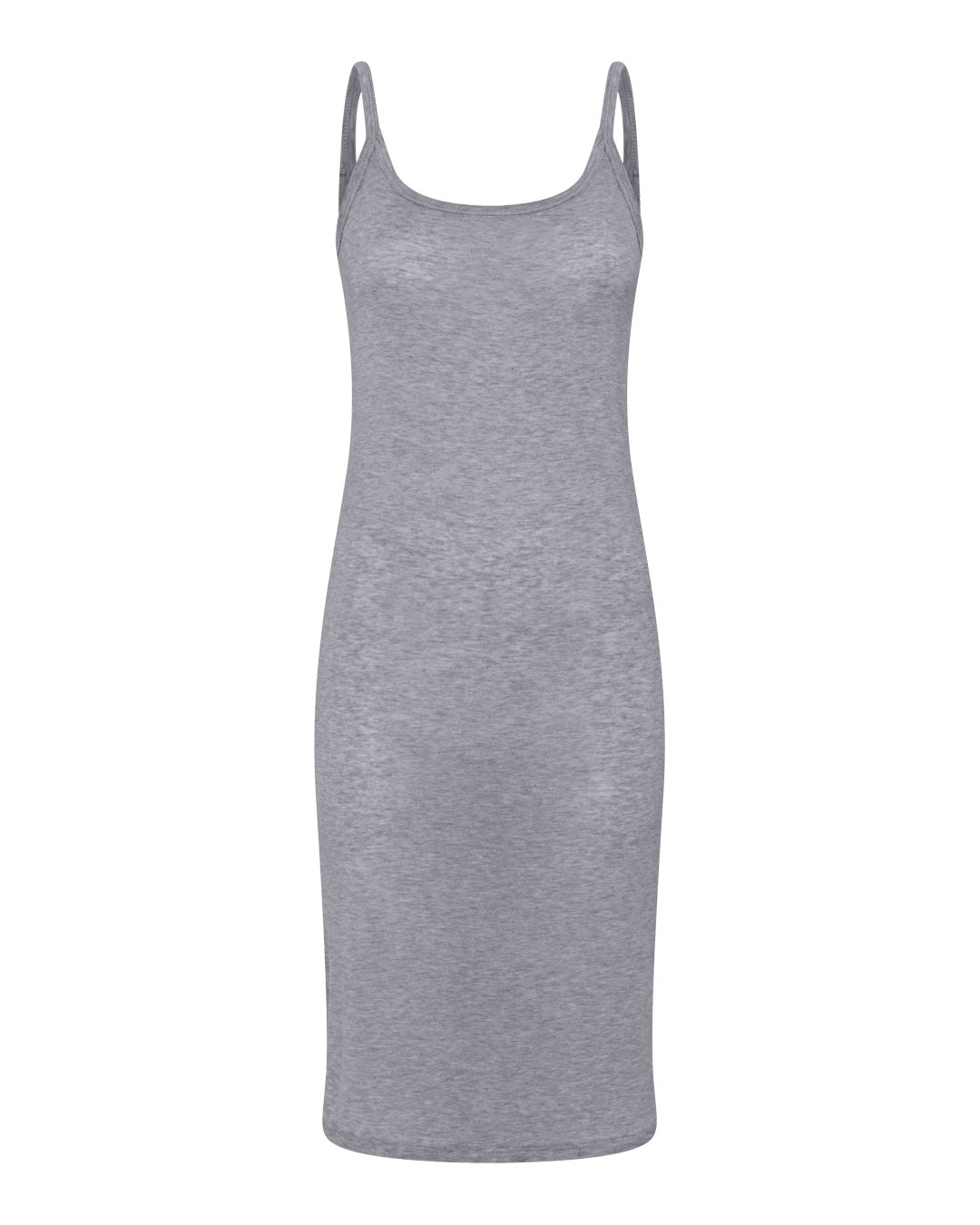 FRAU Linz cashmere strop kjole Dress Medium grey melange