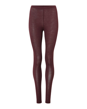 FRAU Lissabon cashmere legging Pant Red Mahogany
