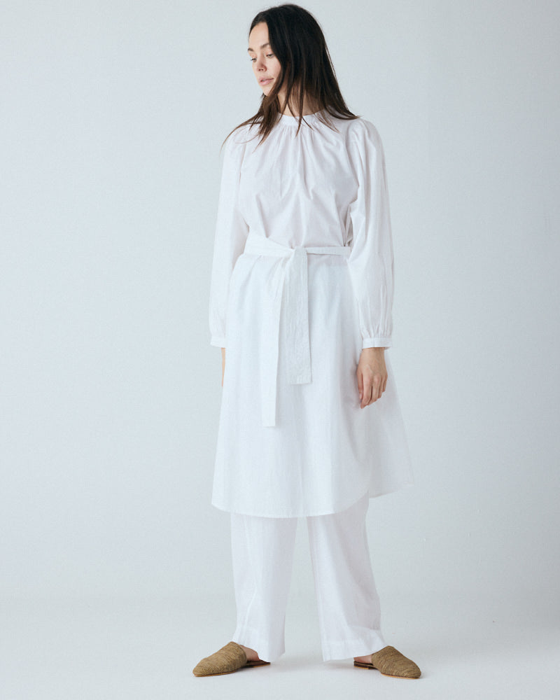 FRAU London skjorte Long shirt Bright White