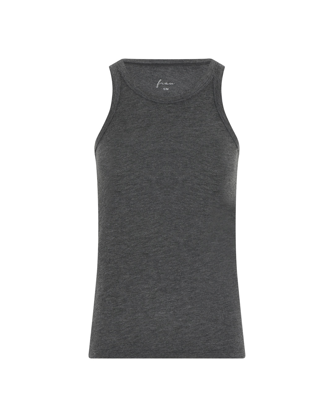 FRAU Lucca cashmere tank top Top Dark Grey Melange