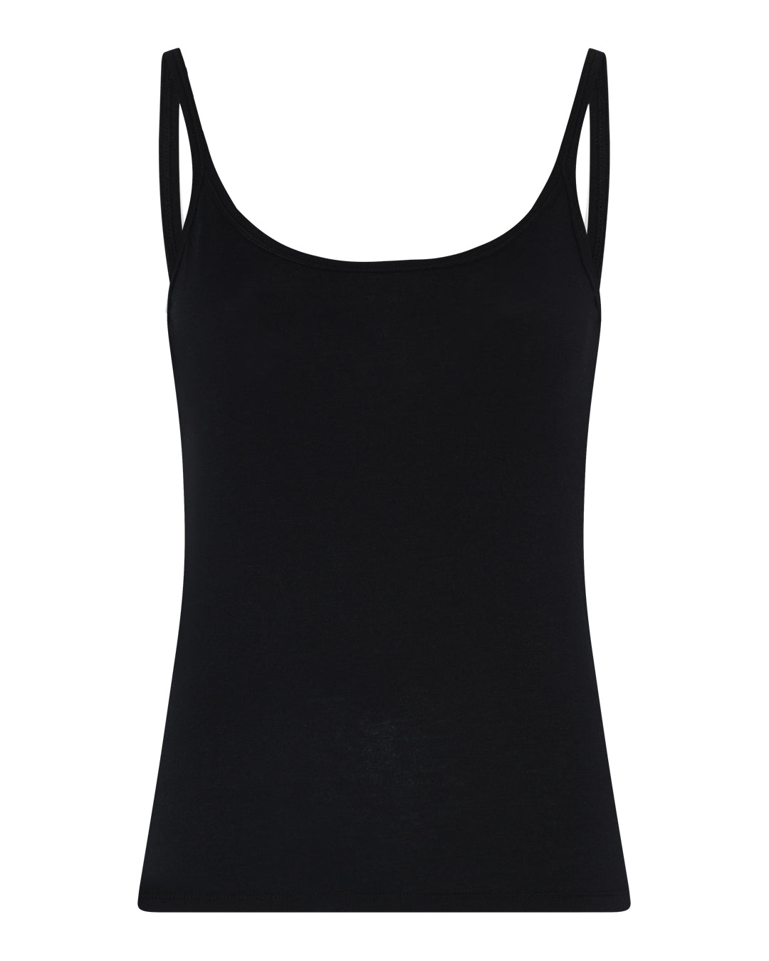 FRAU Linz cashmere strop top Top Black