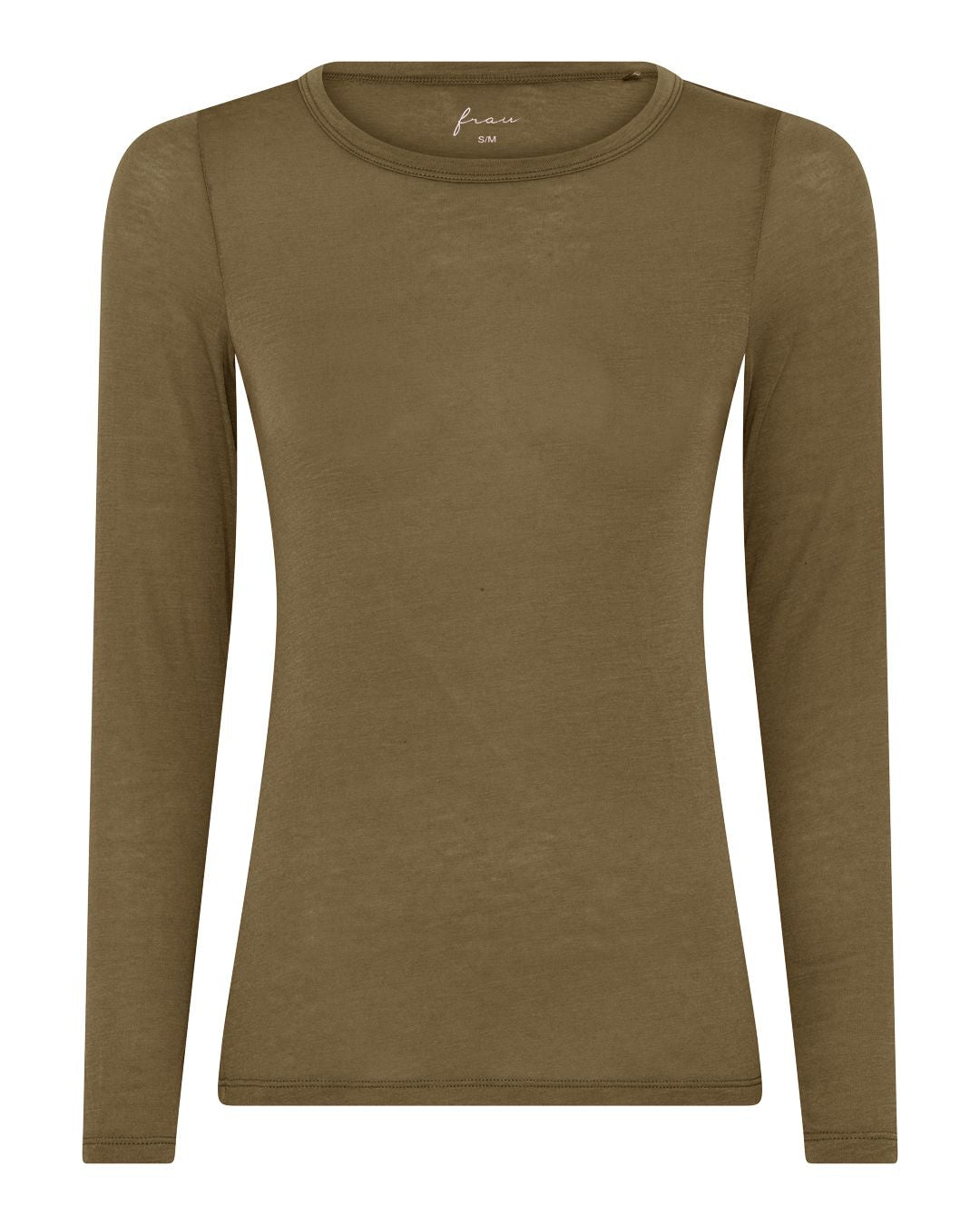 FRAU Lucca cashmere top Top Military Olive