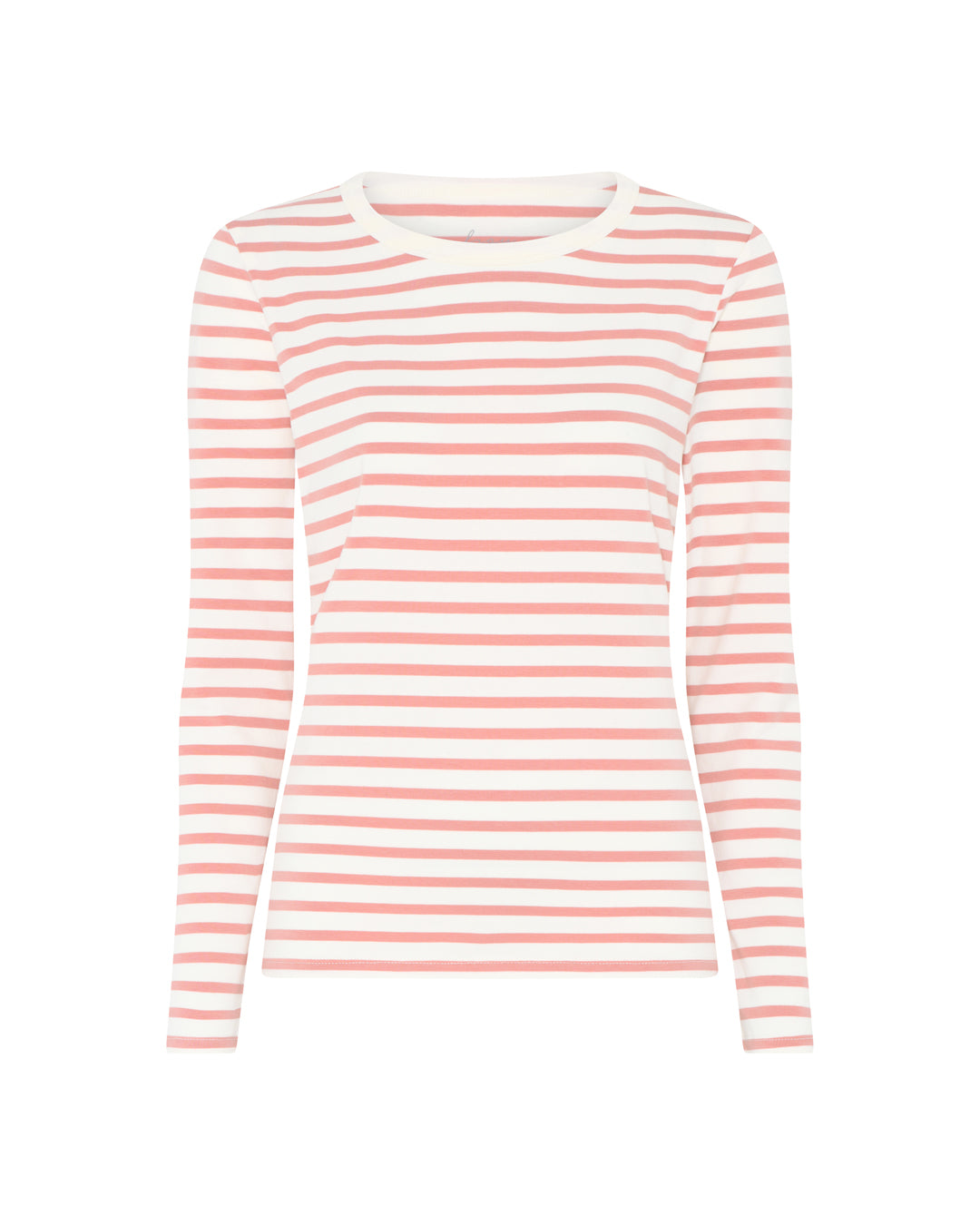 FRAU Lucca cotton ls top Top Cameo Brown Stripe