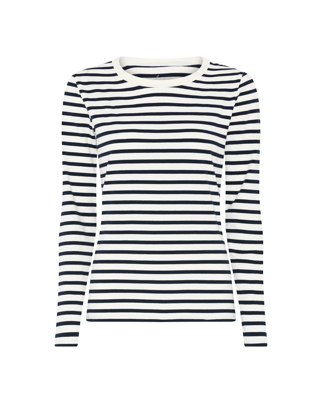 FRAU Lucca cotton ls top Top Dark navy stripe