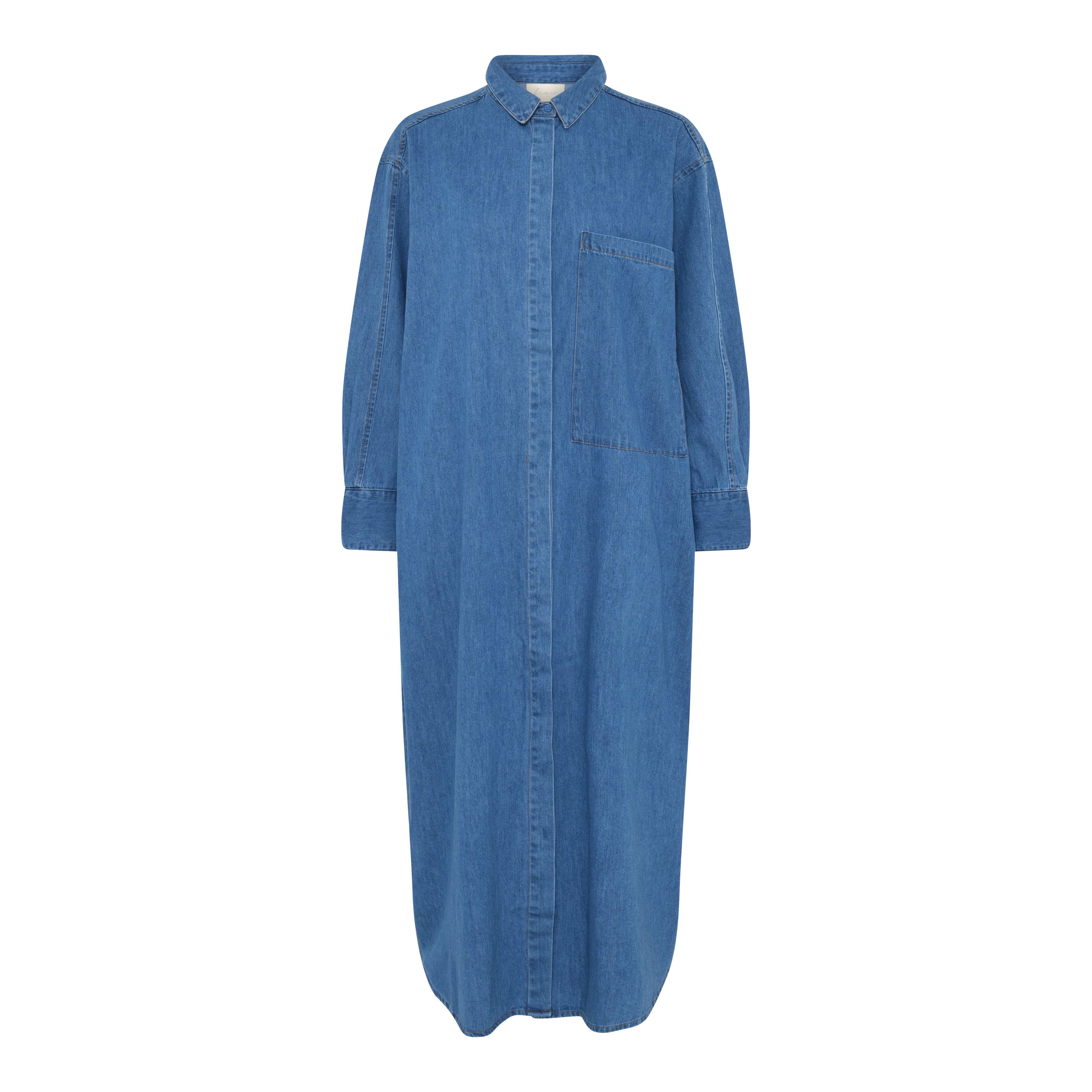 FRAU Lyon denim kjole Dress Medium blue denim