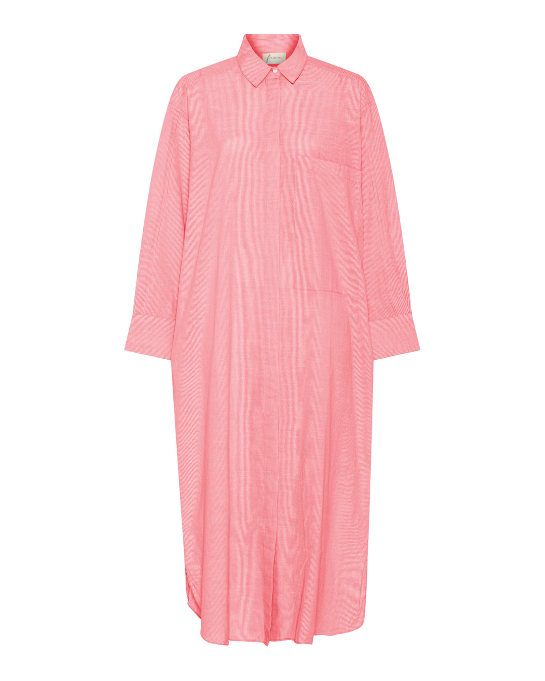 FRAU Lyon kjole Dress Hot Coral Stripe