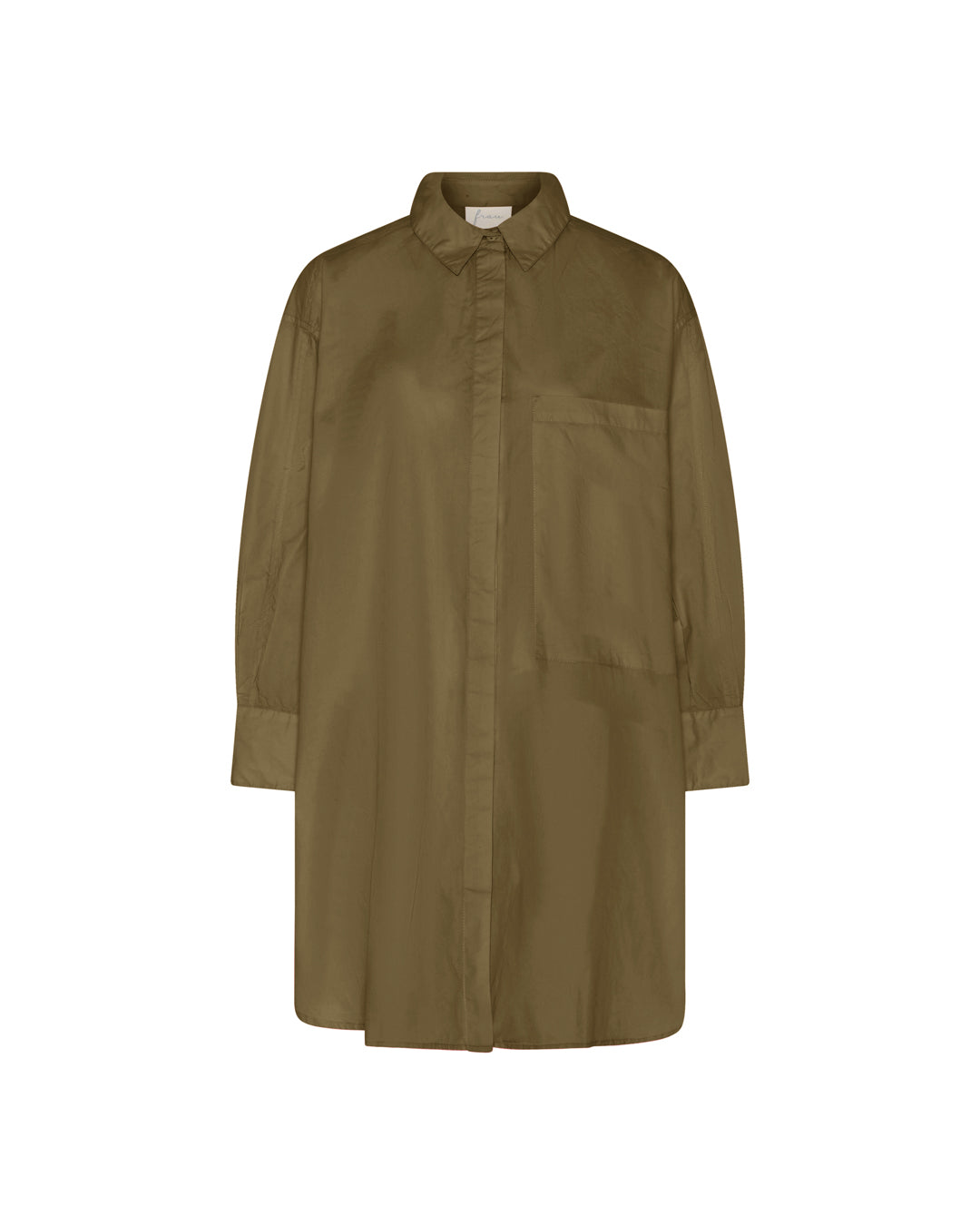 FRAU Lyon skjorte Long shirt Military Olive