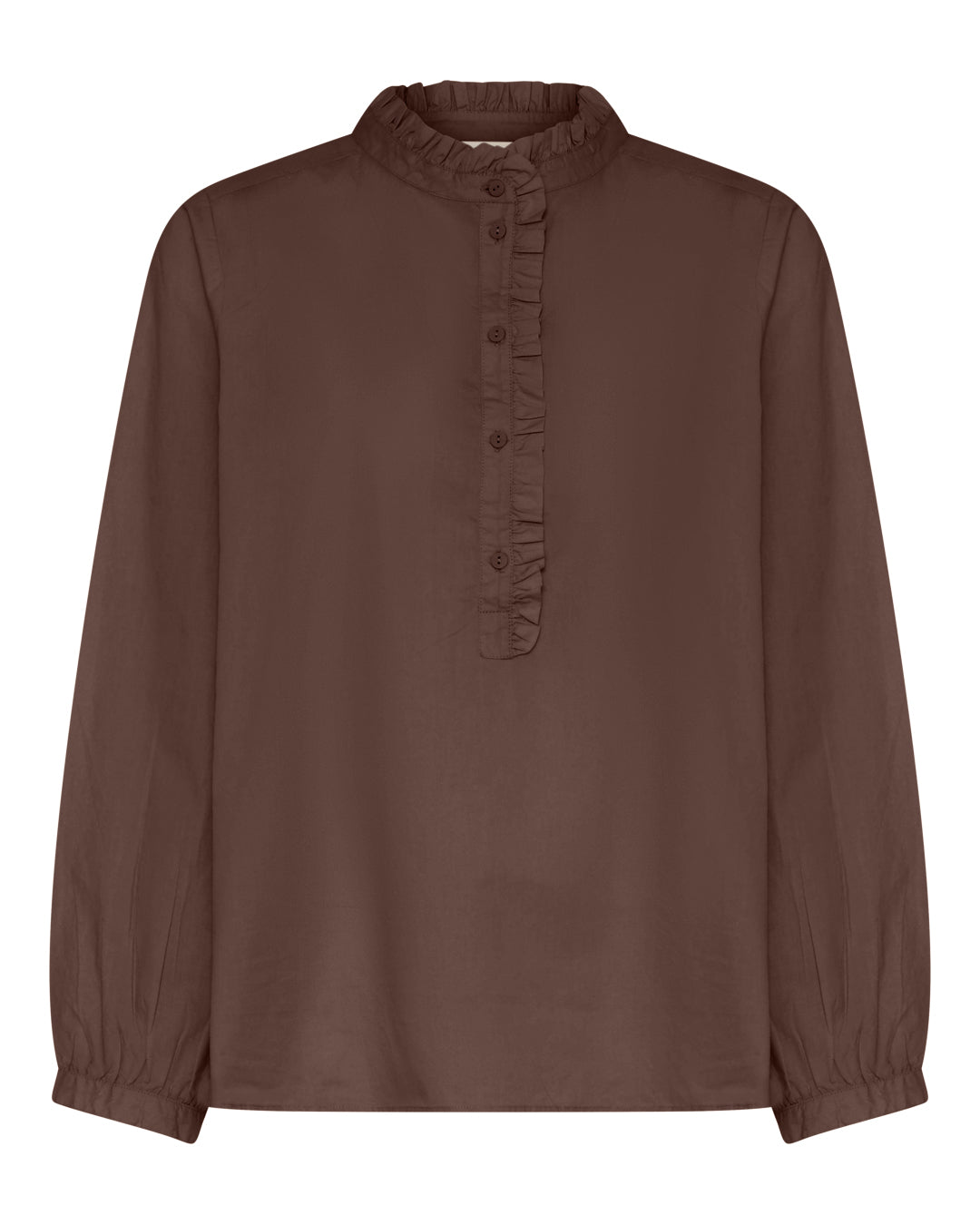 FRAU Madrid flæse skjorte Shirt Coffee Quartz
