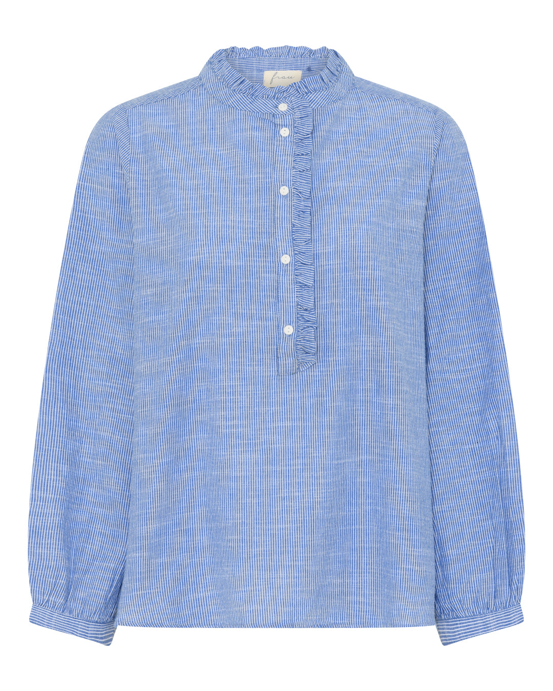 FRAU Madrid flæse skjorte Shirt Medium Blue Stripe