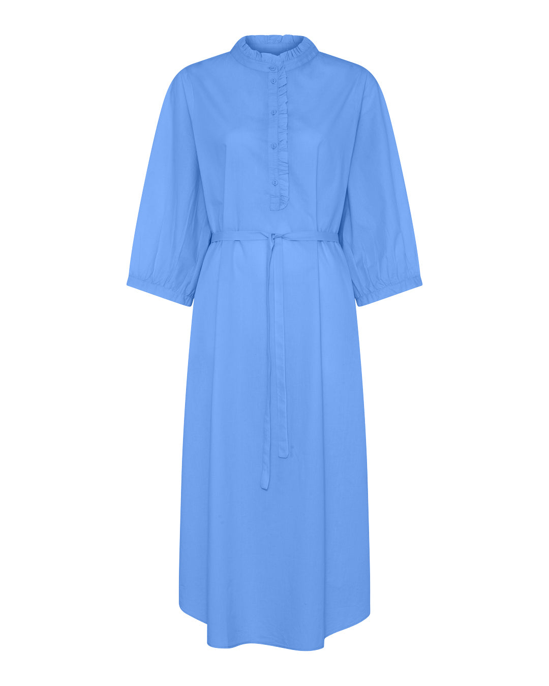 FRAU Madrid flæsekjole Dress Granada Sky