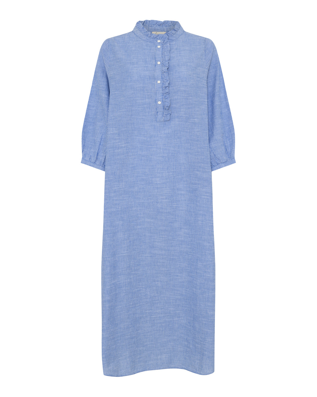 FRAU Madrid flæsekjole Dress Medium Blue Stripe