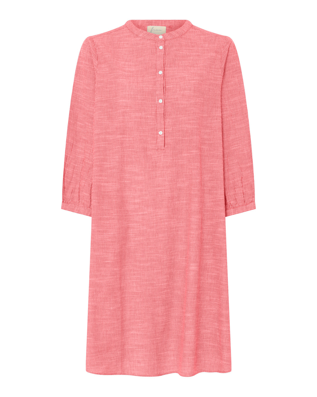 FRAU Madrid kort kjole Dress Hot Coral Stripe