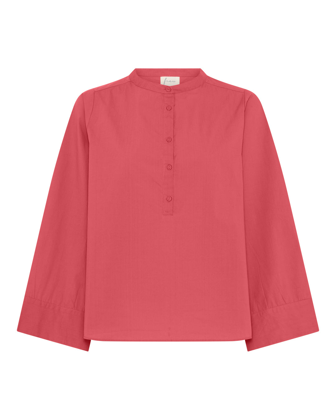 FRAU Madrid wide sleeve skjorte Shirt Garnet Rose