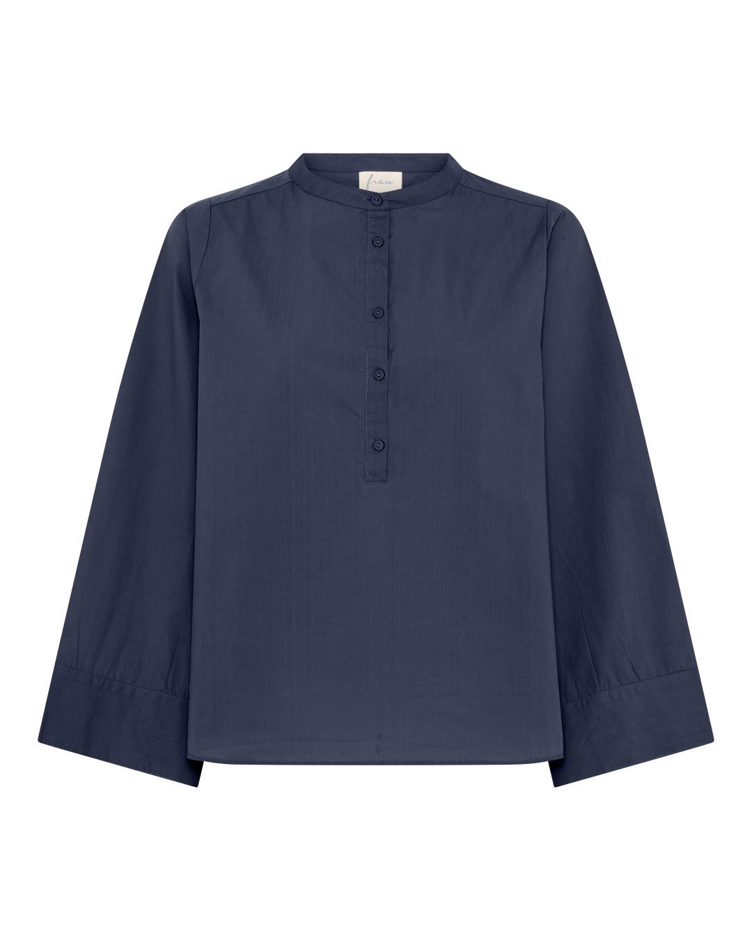 FRAU Madrid wide sleeve skjorte Shirt India Ink