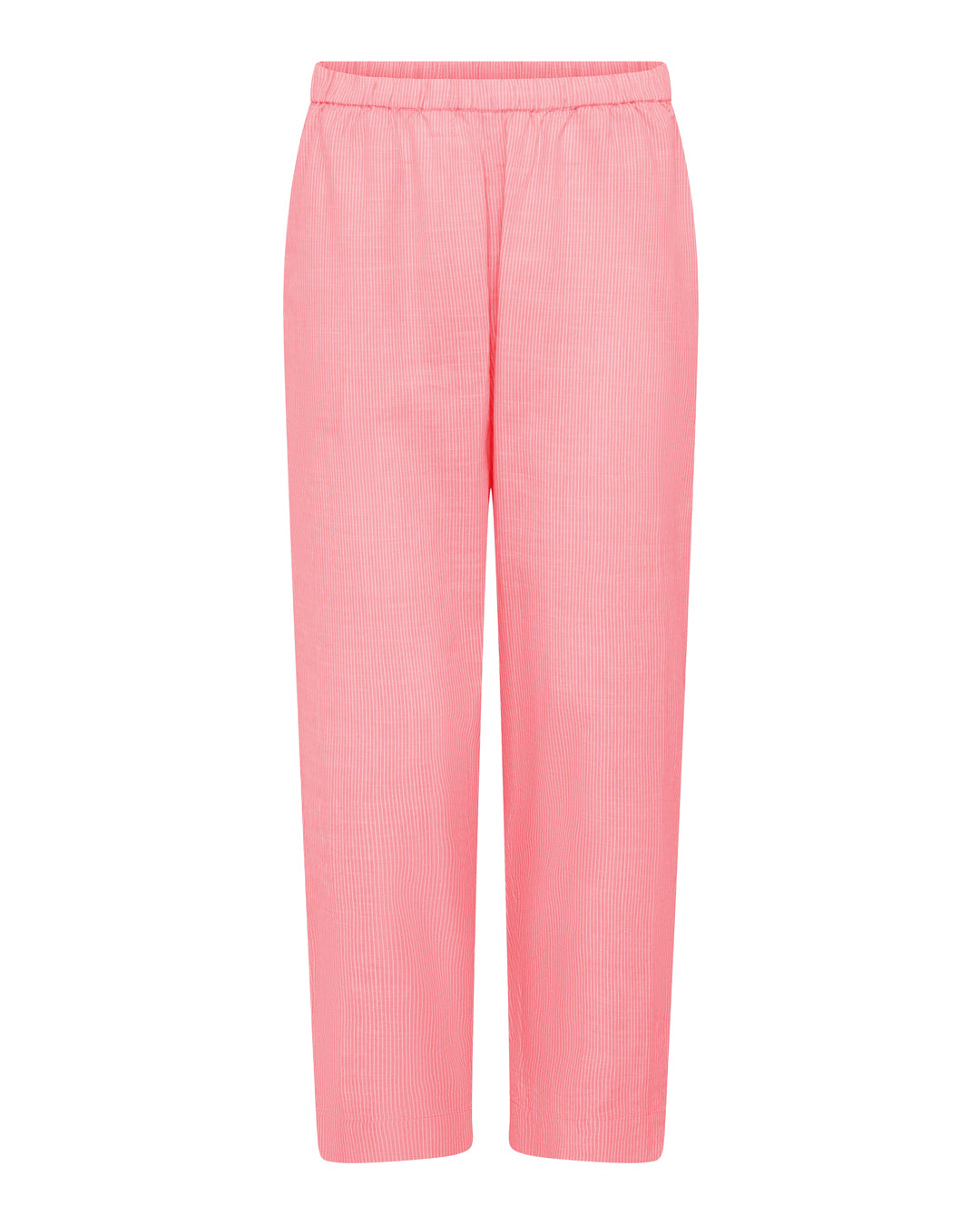 FRAU Manila ankelbukser Pant Hot Coral Stripe