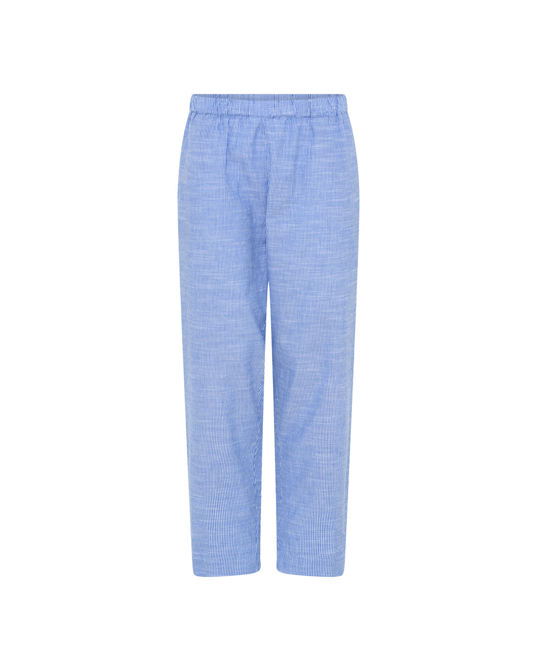 FRAU Manila ankelbukser Pant Medium Blue Stripe