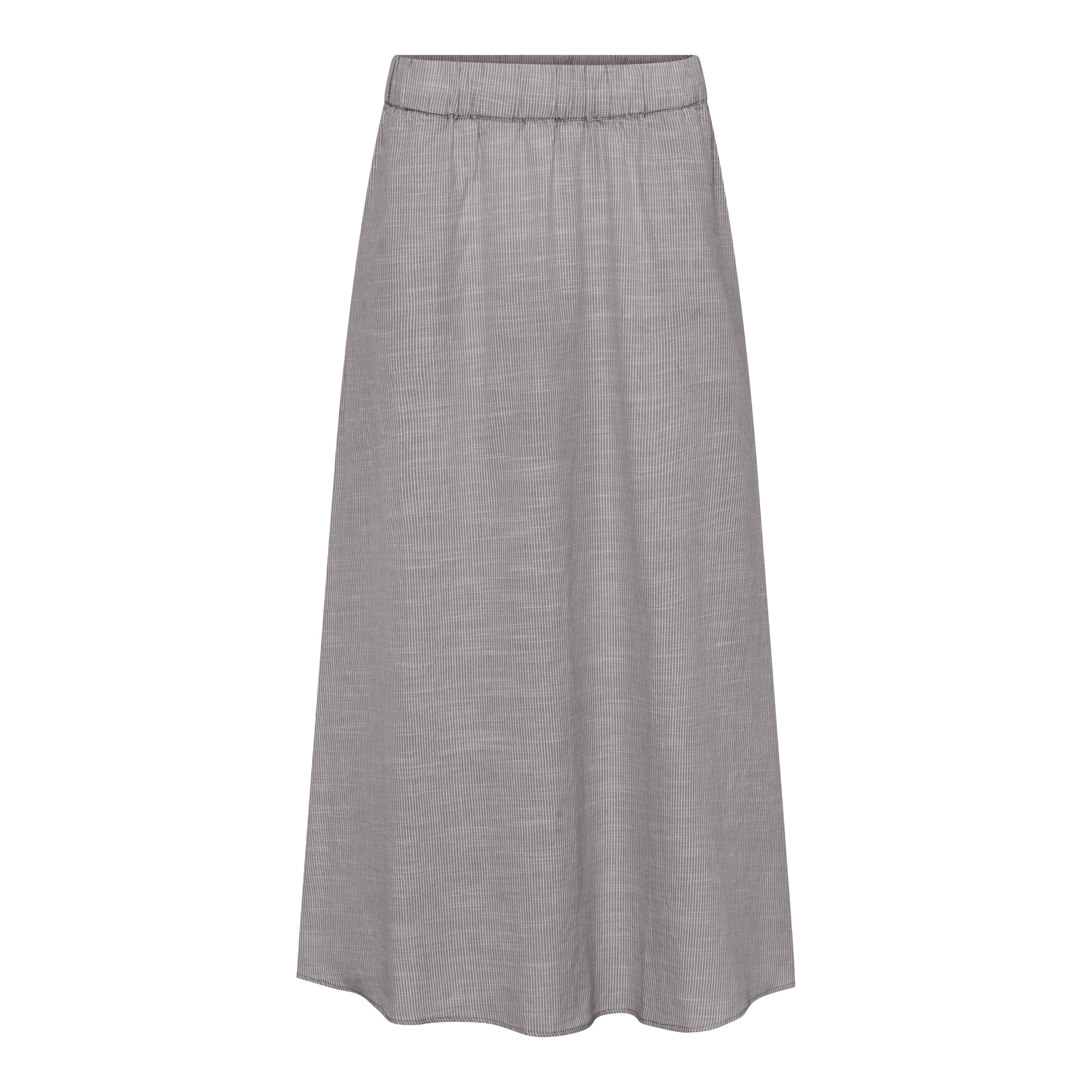 FRAU Melbourne ankel nederdel Skirt Coffee Quartz Stripe