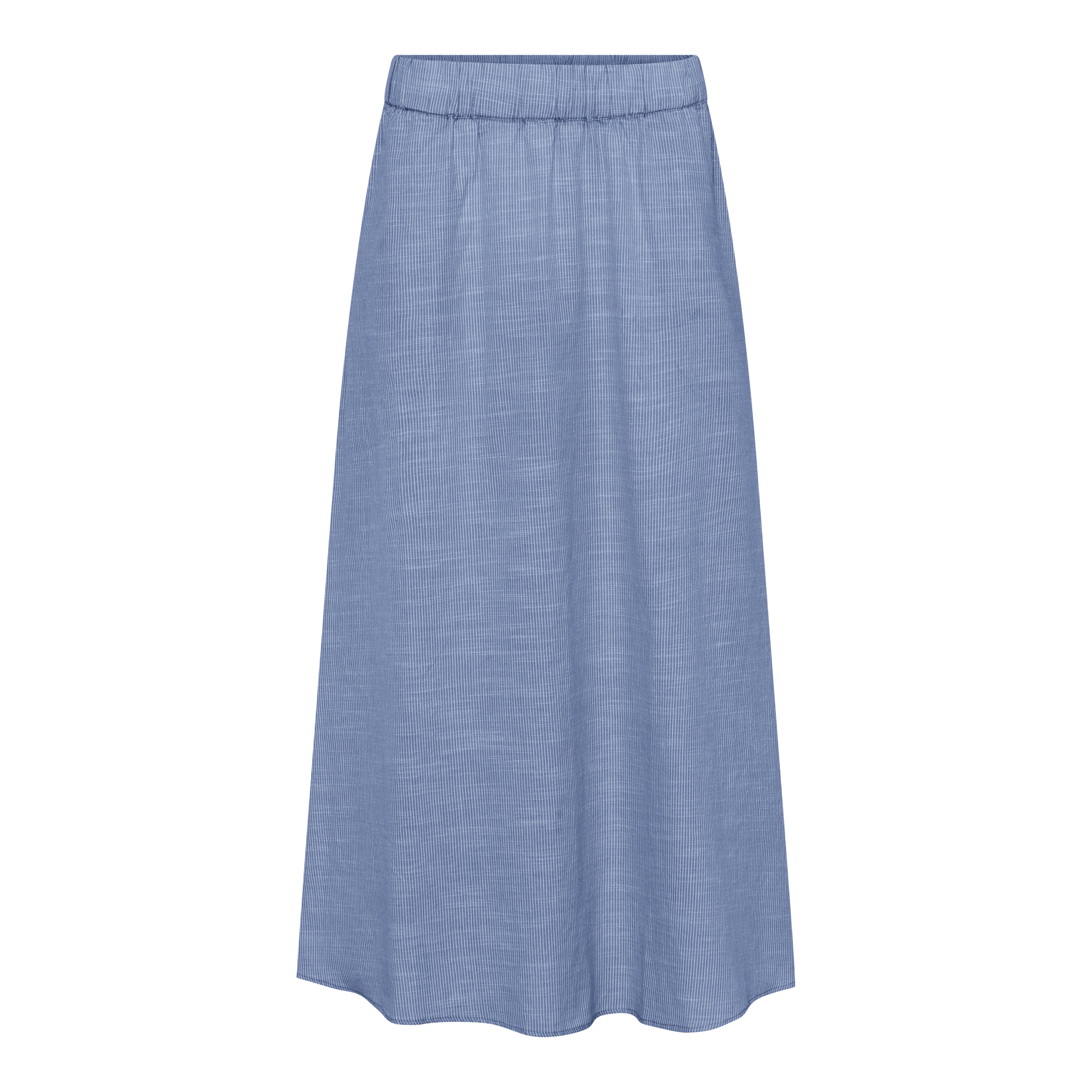 FRAU Melbourne ankel nederdel Skirt Medium Blue Stripe