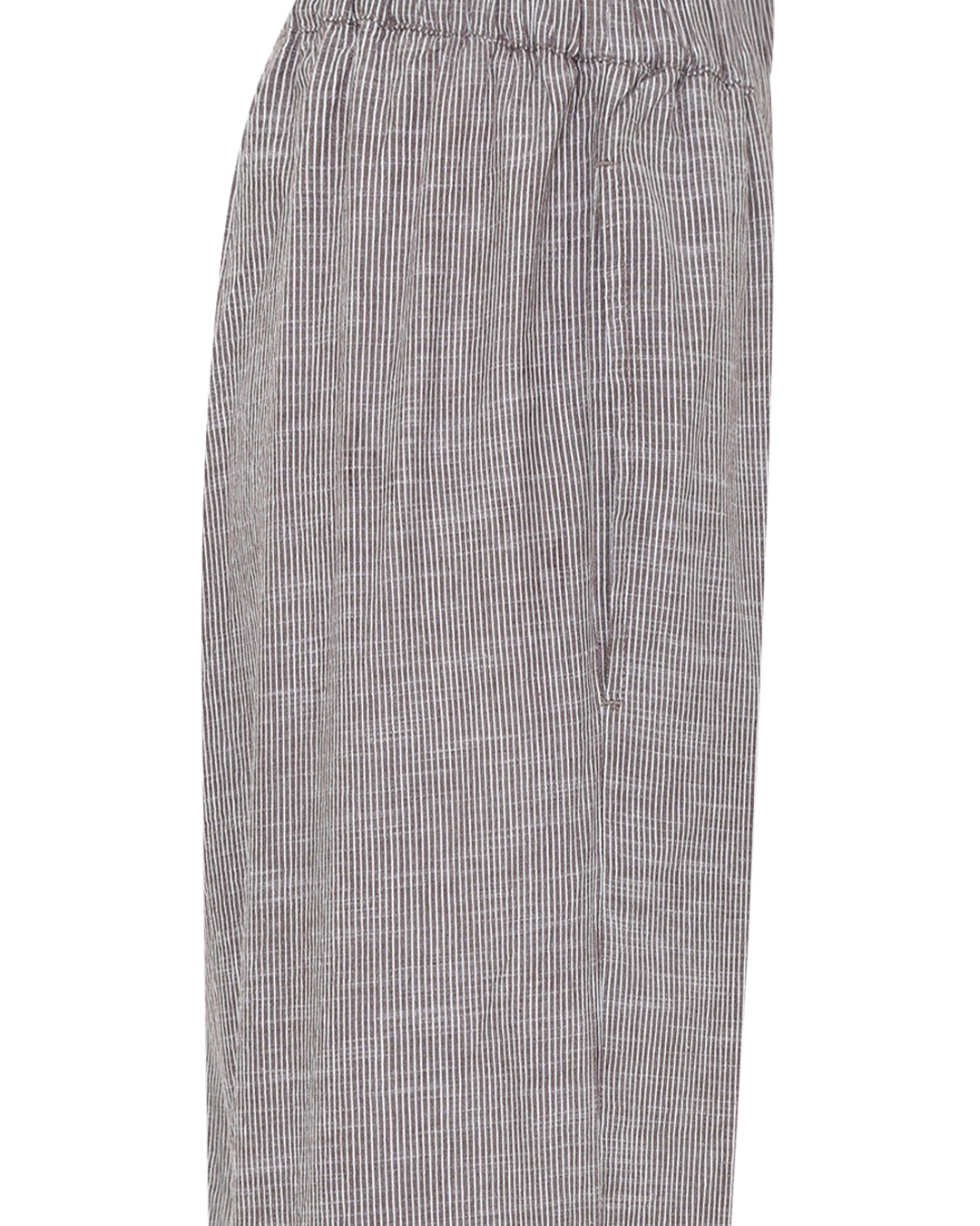 FRAU Melbourne bukser lang Pant Coffee Quartz Stripe