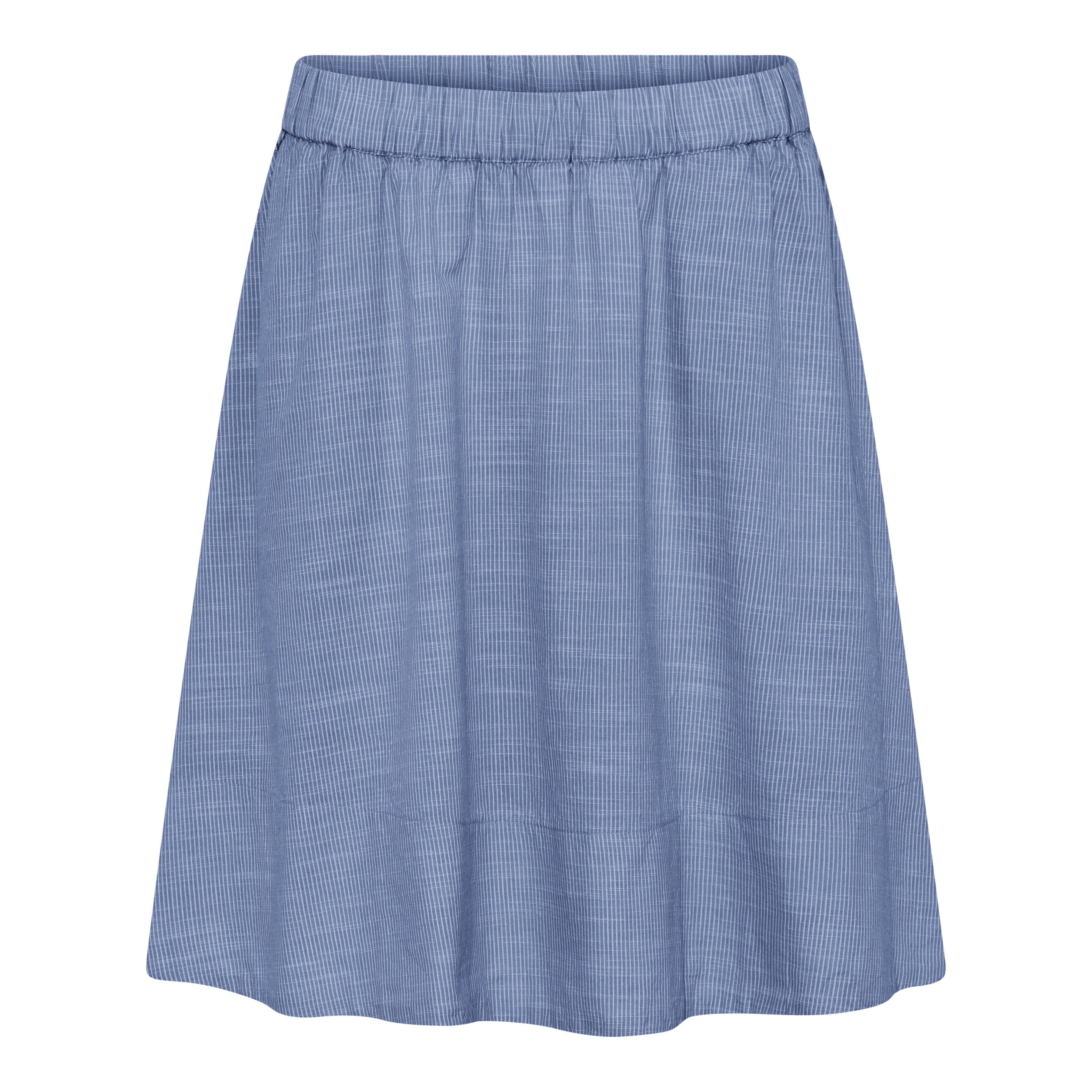 FRAU Melbourne kort nederdel Skirt Medium Blue Stripe