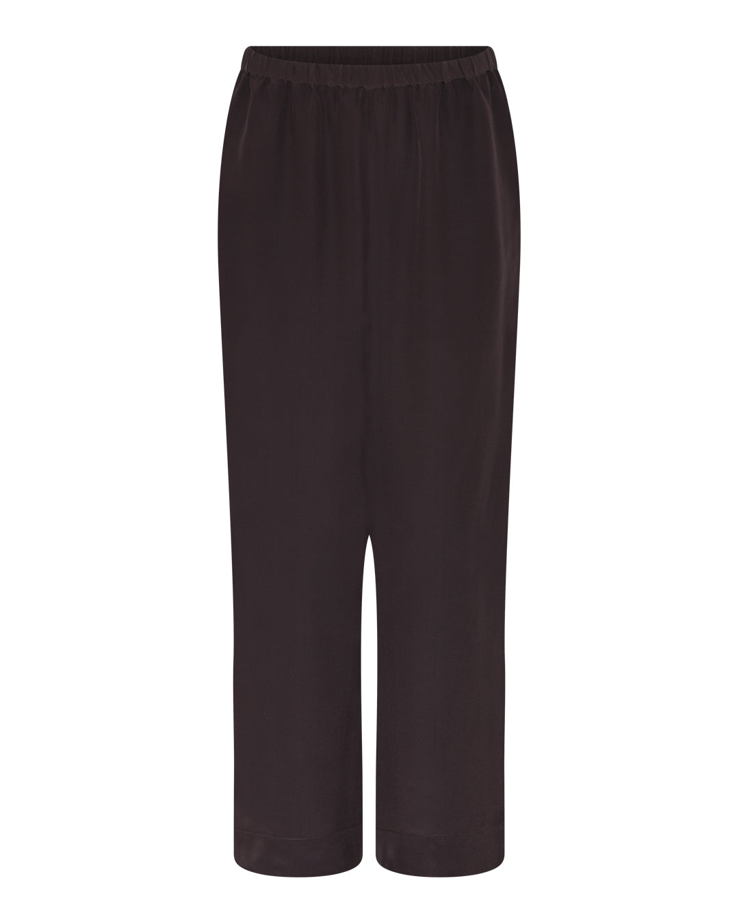 FRAU Melbourne silk crepe pant Pant Chocolate Torte