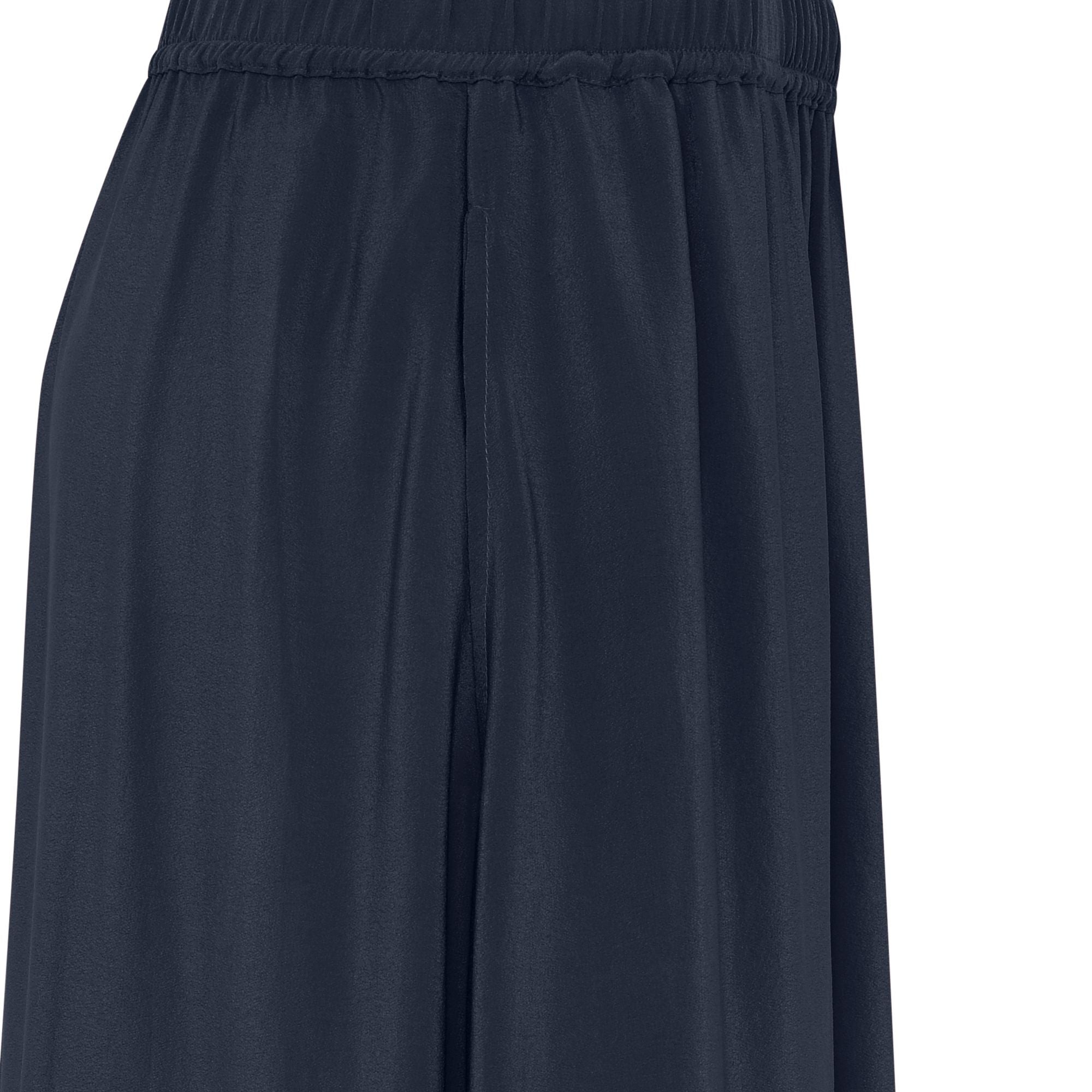 FRAU Melbourne silke skirt lang Skirt Navy Blazer