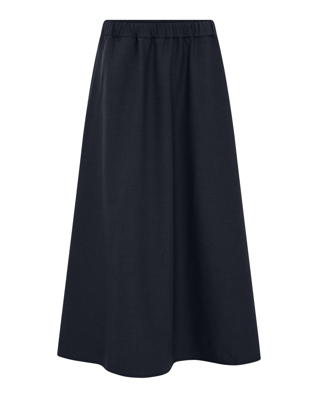 FRAU Melbourne uld ankel nederdel Skirt Dark Navy