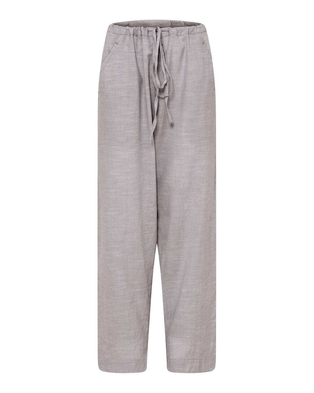 FRAU Milan ankelbukser Pant Coffee Quartz Stripe