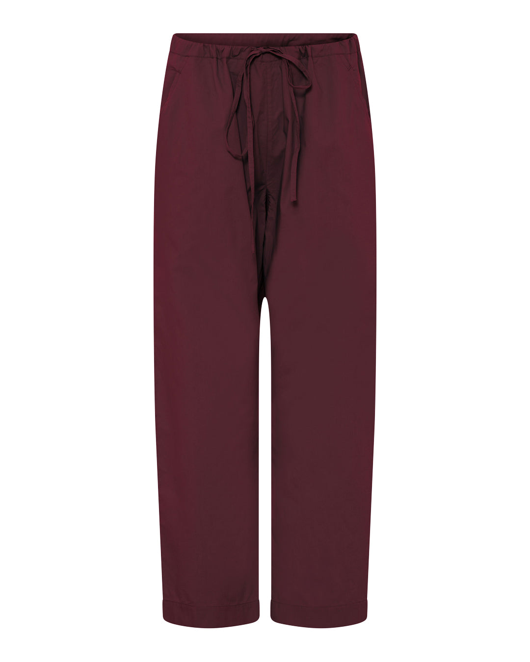FRAU Milano ankelbukser Pant Red Mahogany