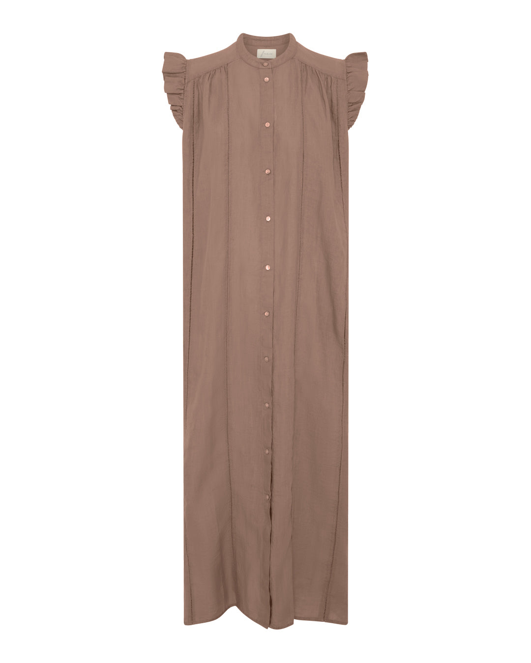 FRAU Napoli 100% hør kjole lang Dress Roebuck